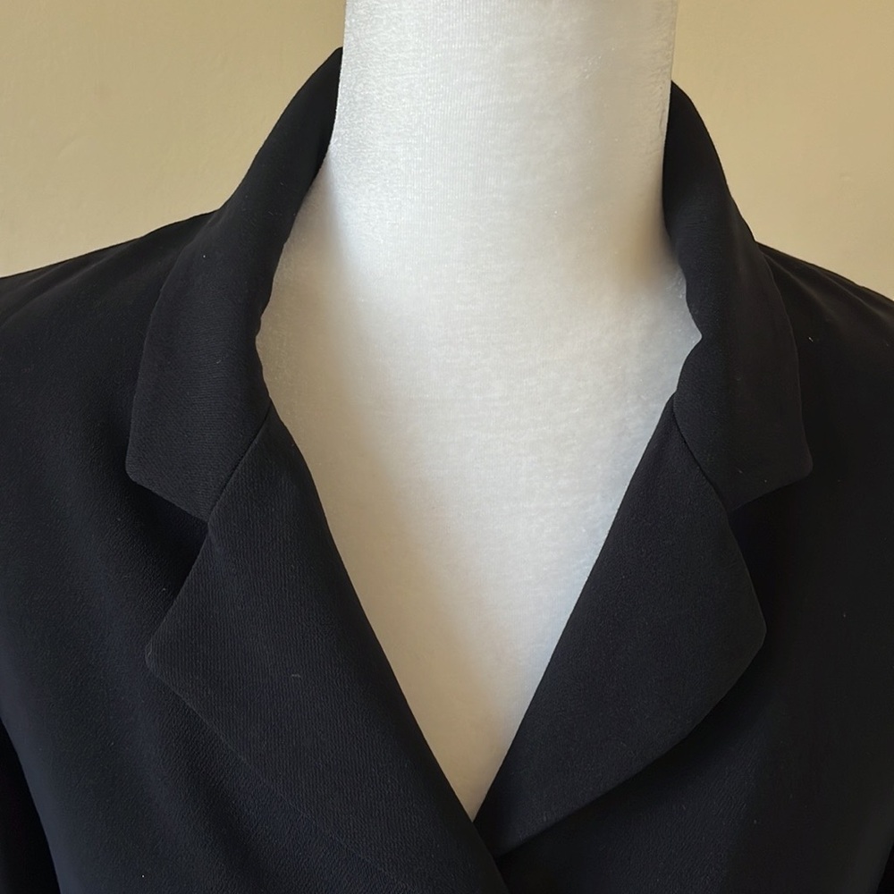 Black Button Down Blazer - image 8